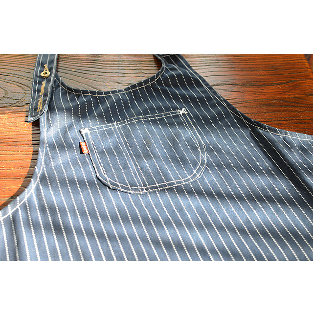 ウォバッシュエプロン handmade 10oz.wabash stripe